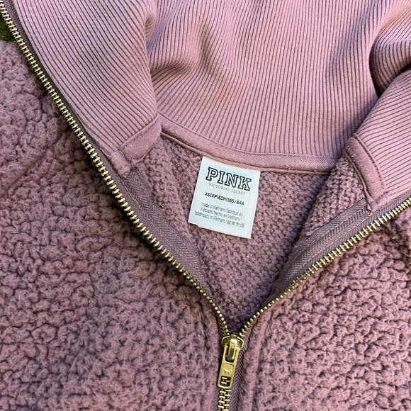 Dark Mauve quarter-zip ✨ - Picture 3 of 6